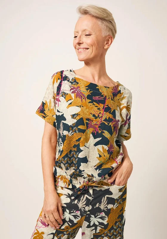 Flash Deal White Stuff Mabel Mix Print Top, Multi