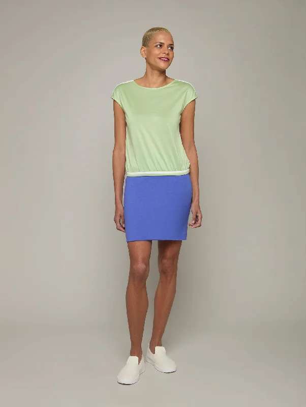 Don't Delay PURSELANE | Reversible V-neck Tee