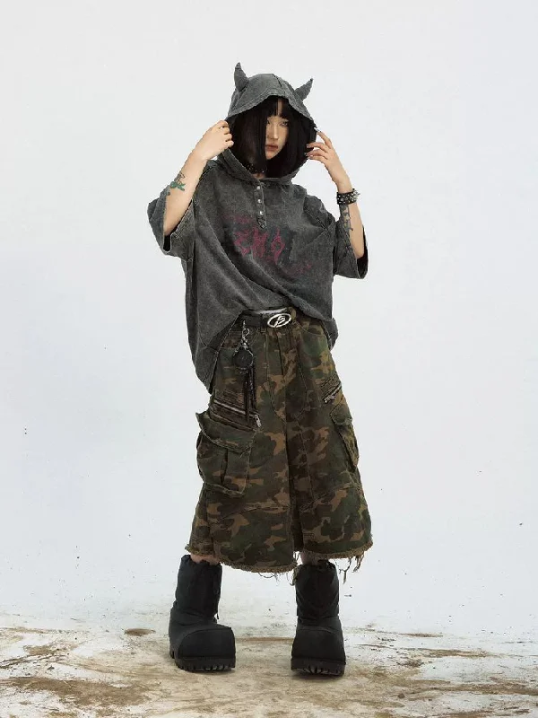 Special Offer Little Devil Hooded T-Shirt [S0000009209]